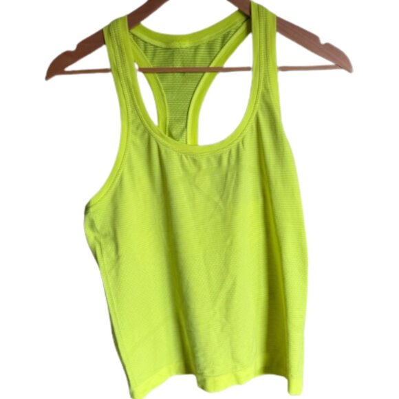 Lululemon Swiftly Tech Racerback Tank Top 2.0 Race Length* Electric Lemon - Sz 8 - Picture 1 of 6